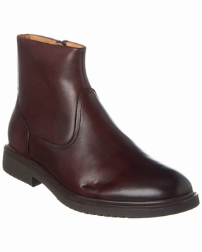Brass Mark Zip Leather Boot Sale on Mens Chukka Footwear