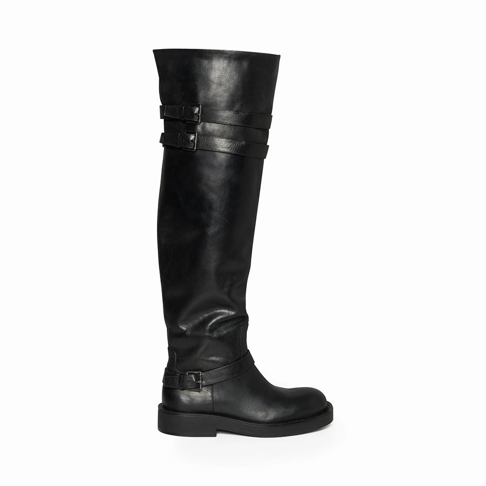 Brave Boot BLACK LEATHER Womens Boots & Booties promotion