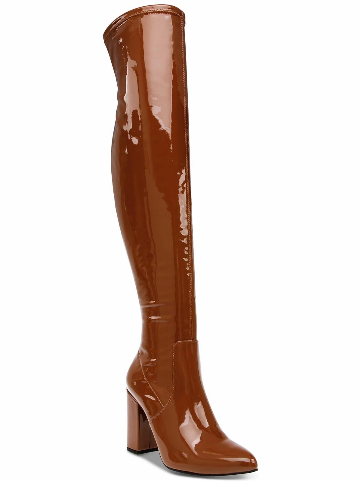 Bravy Womens Laceless Dressy Over-The-Knee Boots