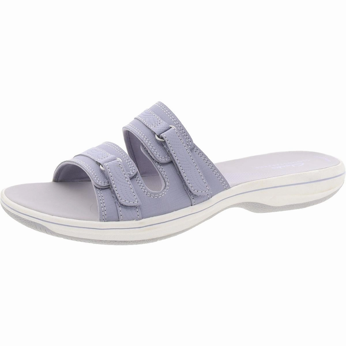 Breeze Piper Womens Faux Leather Slide Sandals