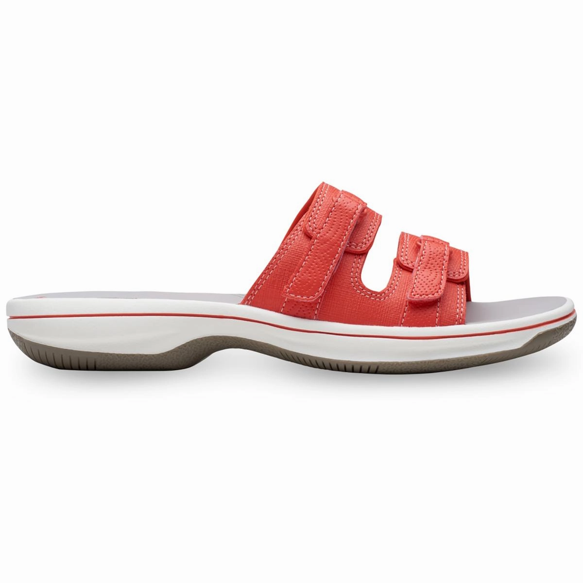 Breeze Piper Womens Faux Leather Slide Sandals