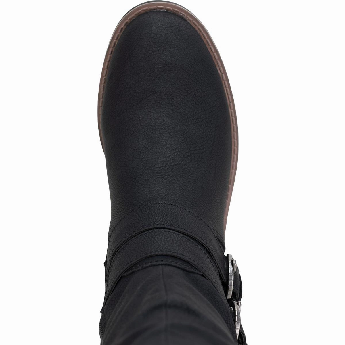 Brinley Womens Faux Leather Tall Knee-High Boots