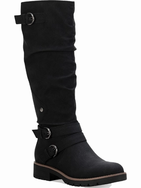 Brinley Womens Faux Leather Tall Knee-High Boots Hot sale Womens Boots