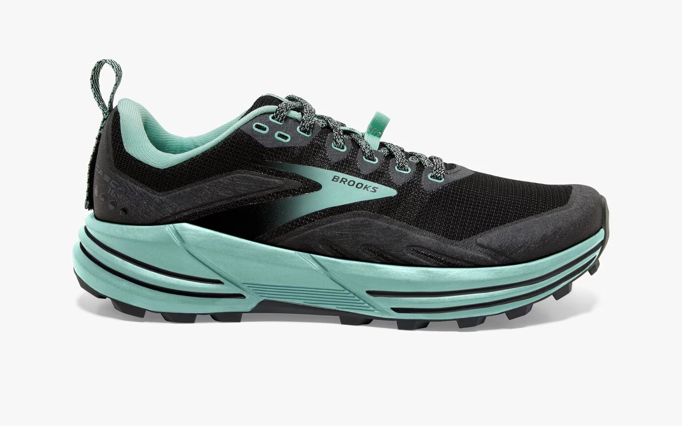 Brooks Cascadia 16 120363-1B-049 Women's 11.5 Black Trail Running Shoes RHS3568