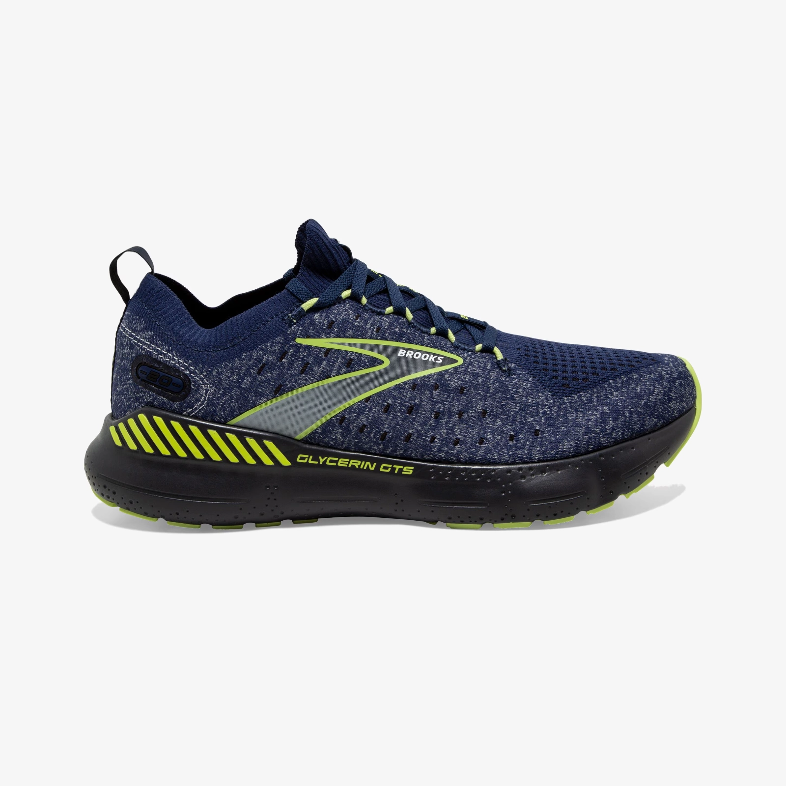 Brooks Glycerin StealthFit Gts 20 110385-1D-404 Men 11 Blue Running Shoe ZPO3721