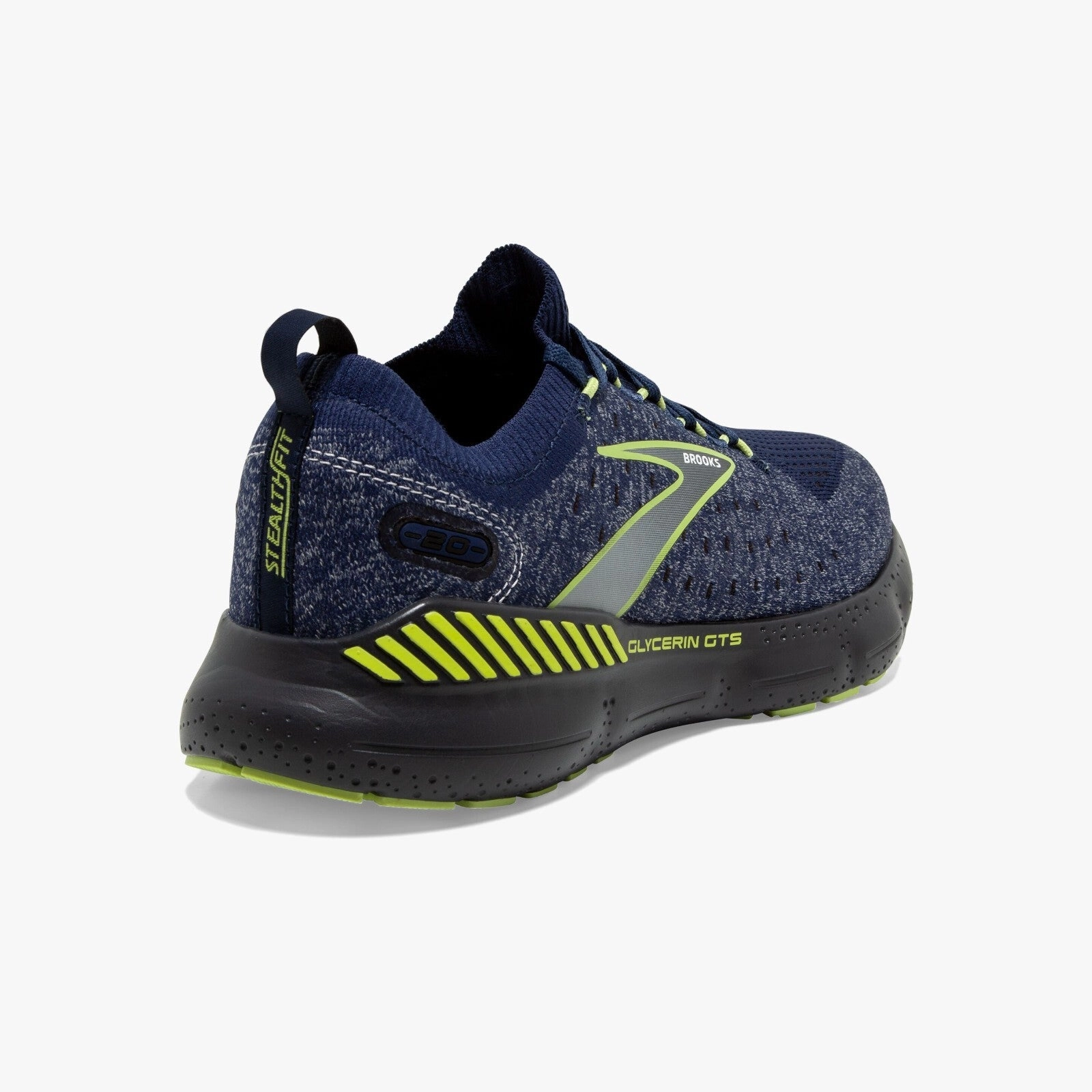 Brooks Glycerin StealthFit Gts 20 110385-1D-404 Men 11 Blue Running Shoe ZPO3721