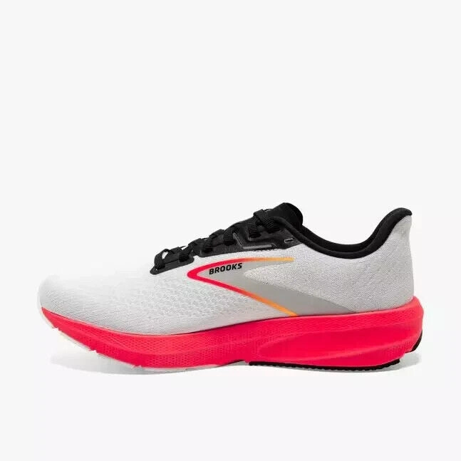 Brooks Launch 10 110409-1D-410 Sneakers Men's US 9.5 White Running Shoes RHS3016