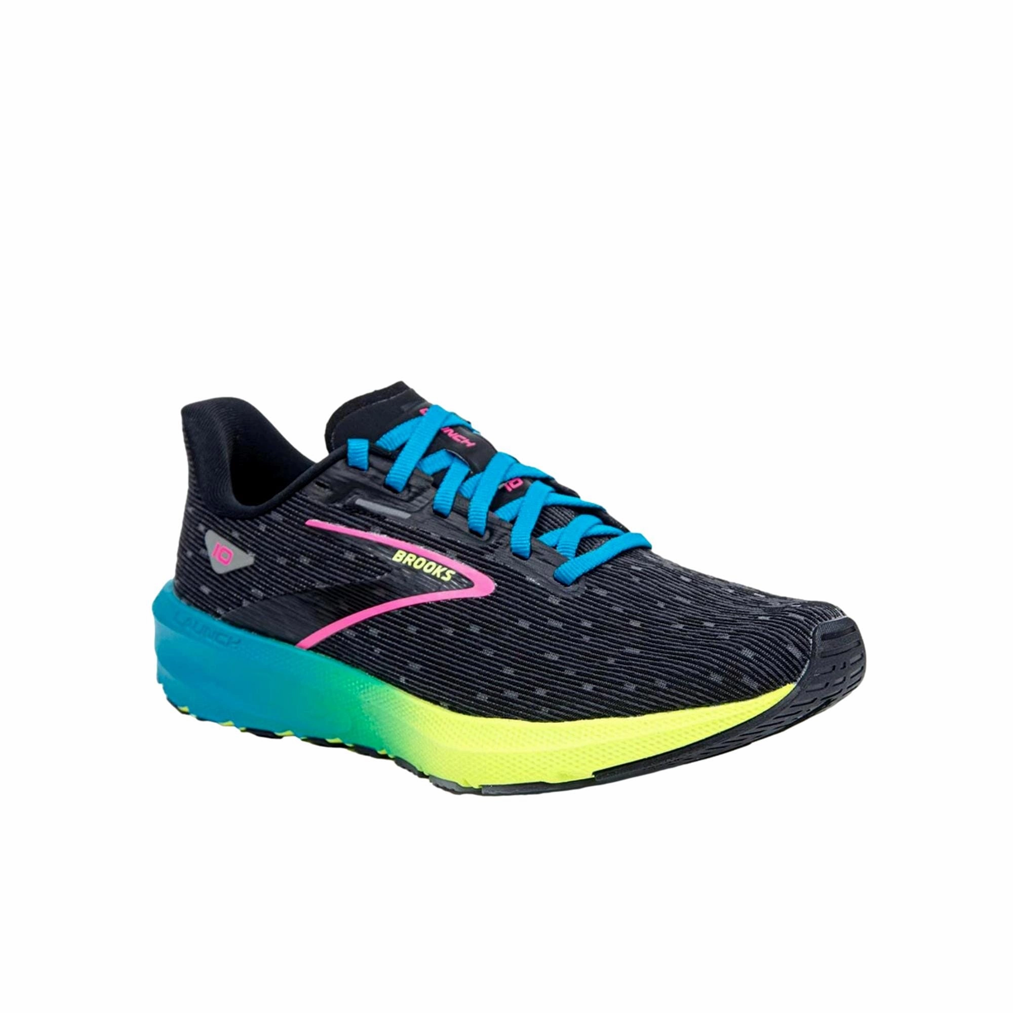 Brooks Launch 10 Black / Nightlife / Blue  120398-1B-063 Women's