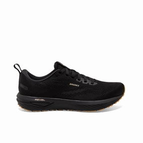 Brooks Revel 6 120386-1B-056 Sneakers Women's Black Cream Running Shoes TF6690 (Black,7.5) Womens Sports Shoes clearance