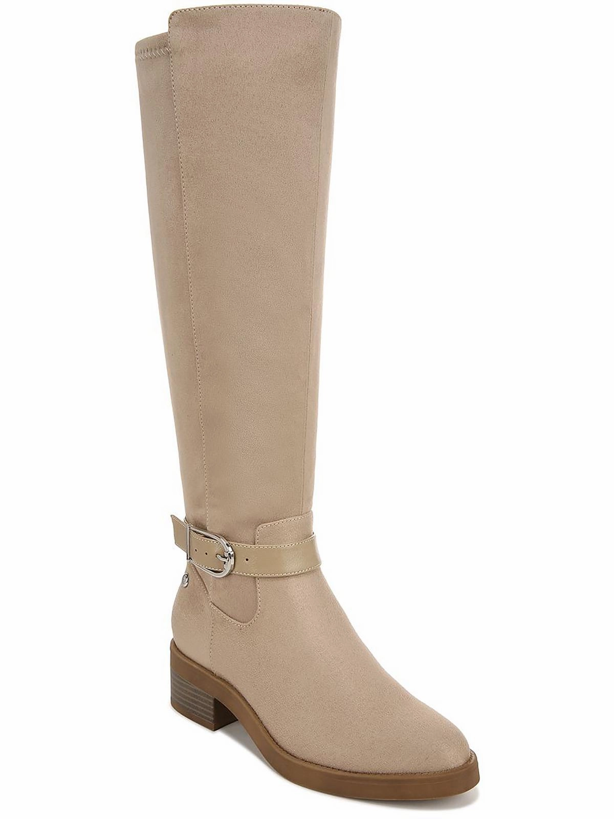 Brooks Womens Faux Leather Western Knee-High Boots Womens Dress Boots for less