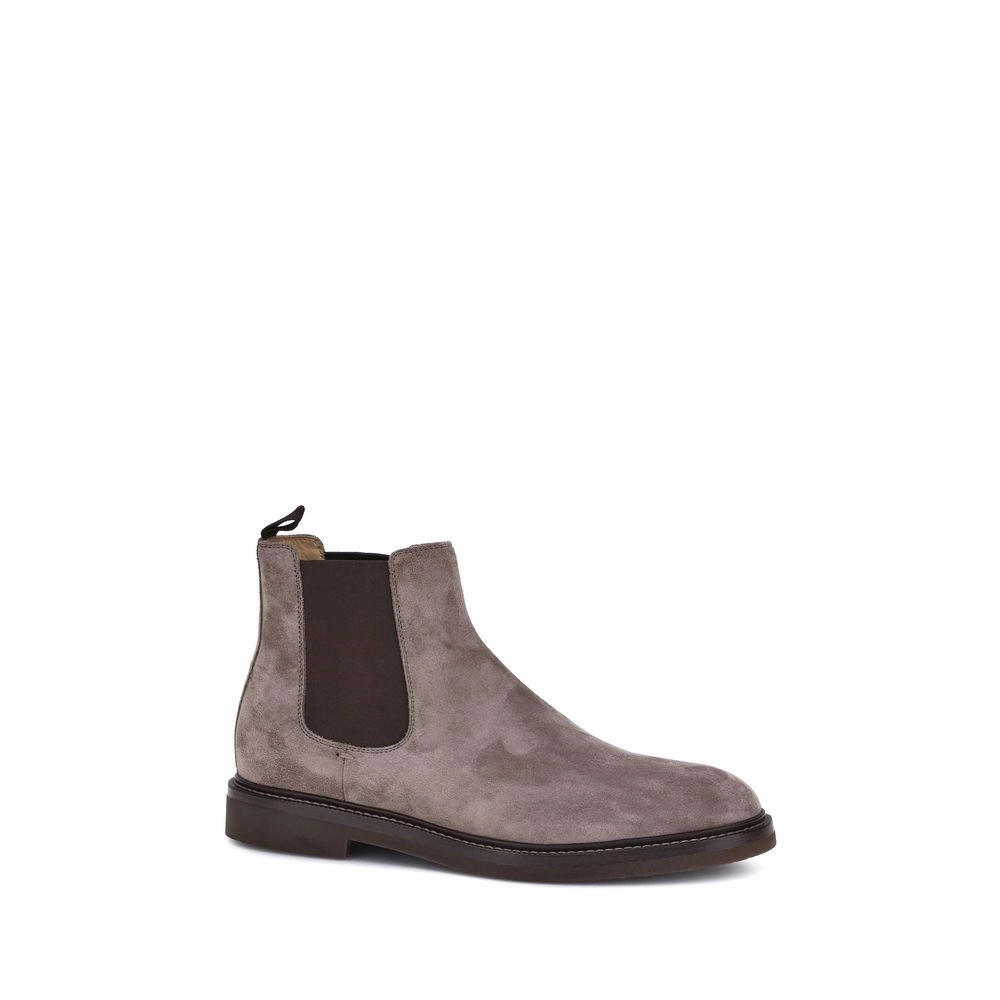 Brunello Cucinelli Suede Ankle Men's Boots