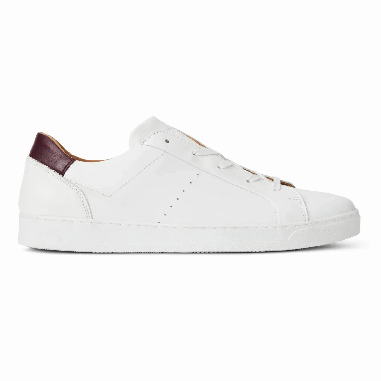 Bruno Magli Dante BM1DANG0P Sneaker Men 7.5 White Leather Lifestyle Shoes KHD833