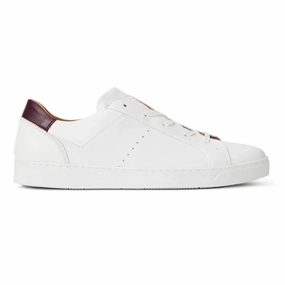 Bruno Magli Dante BM1DANG0P Sneaker Men 7.5 White Leather Lifestyle Shoes KHD833 Mens Athletic Shoes clearance sale