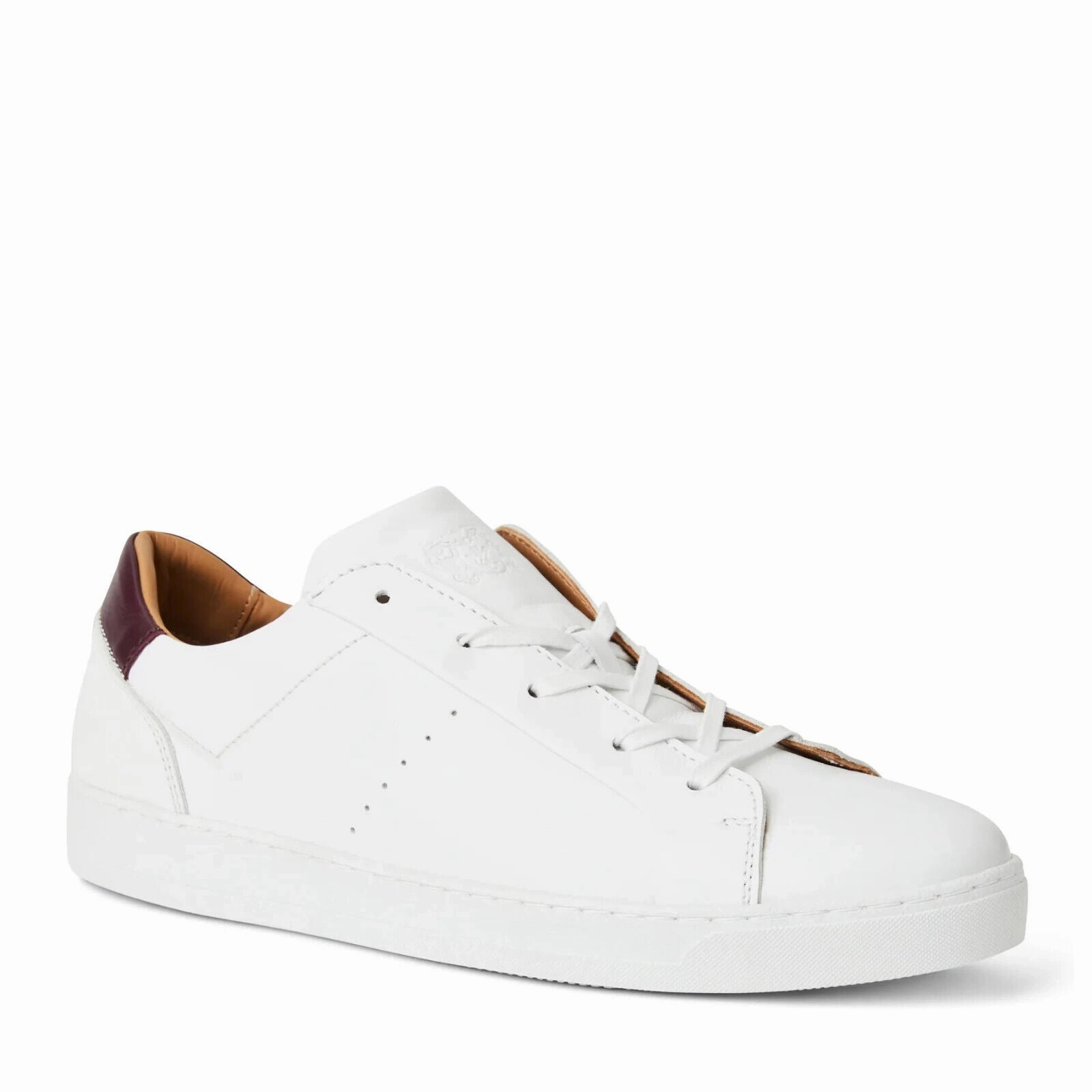 Bruno Magli Dante BM1DANG0P Sneaker Men 7.5 White Leather Lifestyle Shoes KHD833