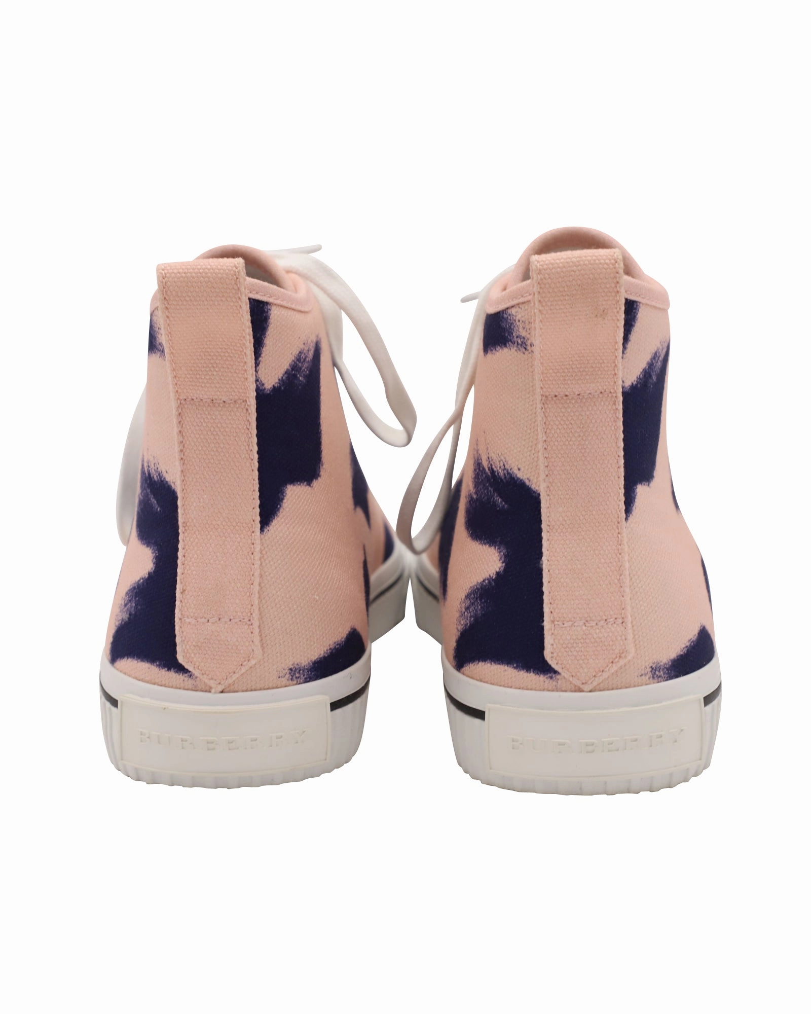 Burberry Birdskingly Sneaker in Pink Canvas