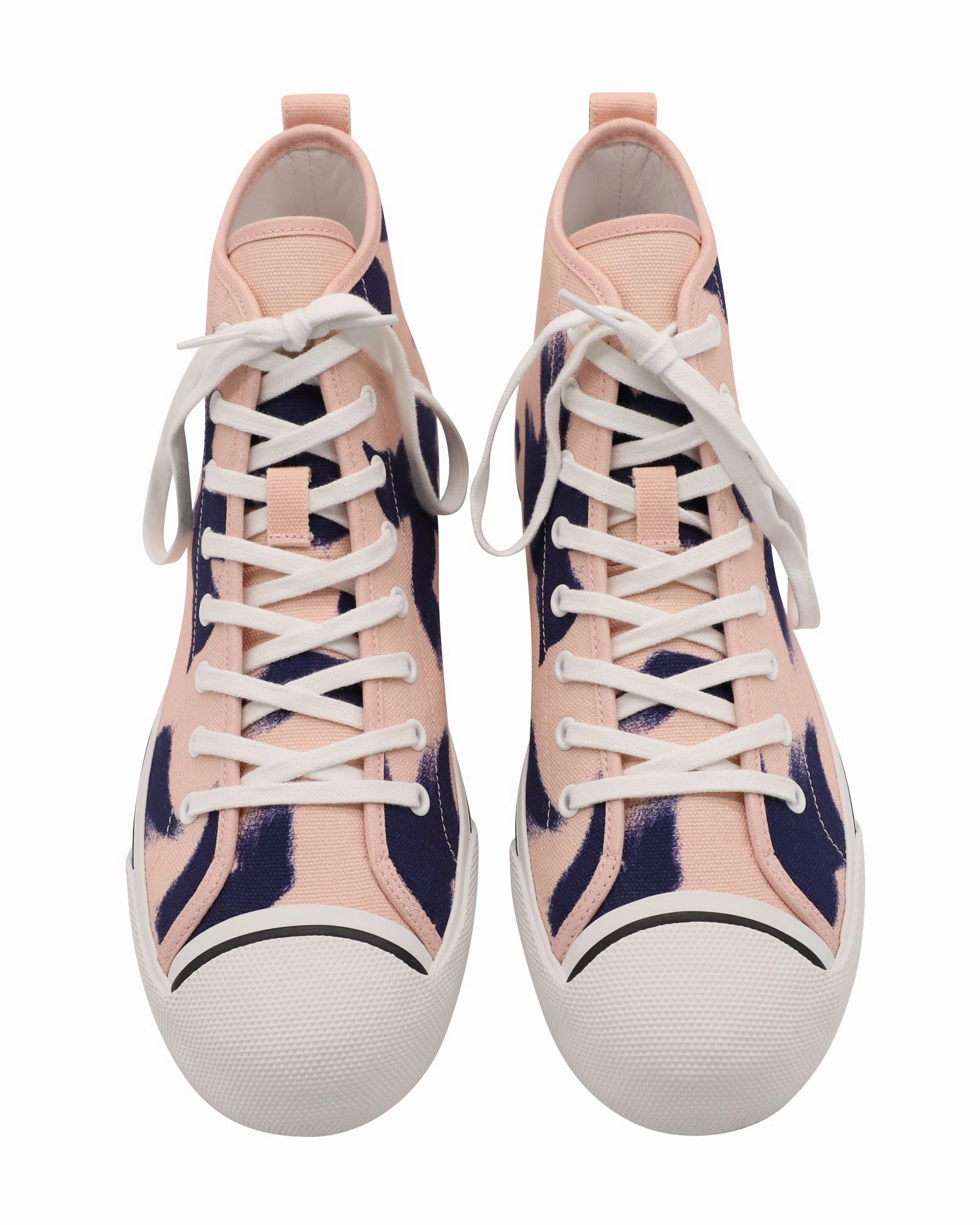 Burberry Birdskingly Sneaker in Pink Canvas