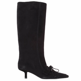 Burberry Black Storm 50mm Suede Boots Top-rated Womens Boots outlet