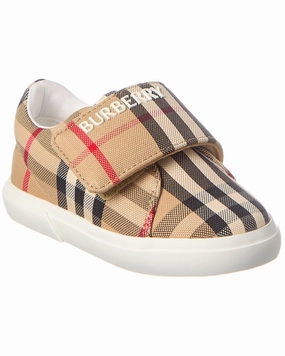 Burberry Canvas Sneaker Girls Athletic Shoes on sale