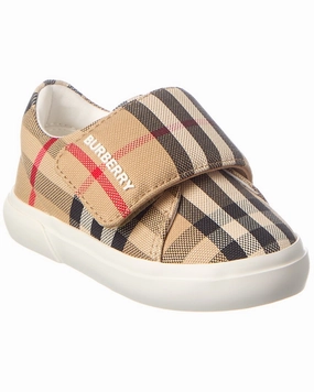 Burberry Canvas Sneaker Girls Athletic Shoes on sale