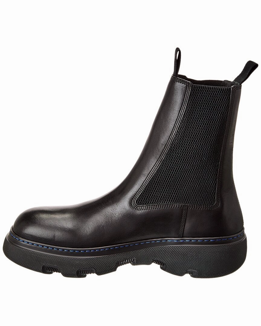 Burberry Creeper Leather Chelsea Boot