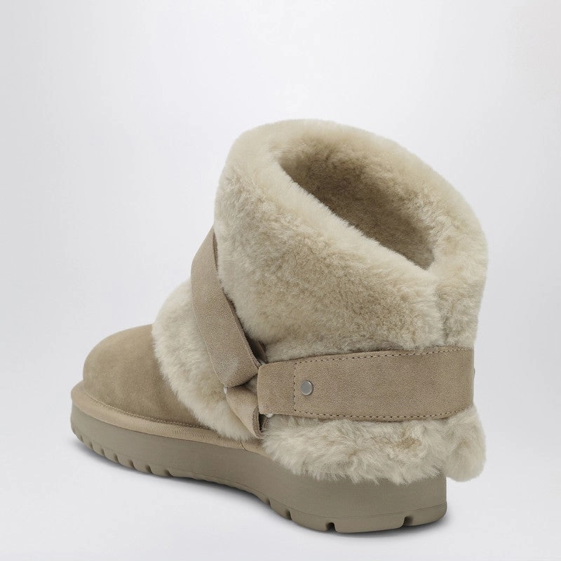 Burberry Women's Chubby Snow Boots In Suede And Shearling