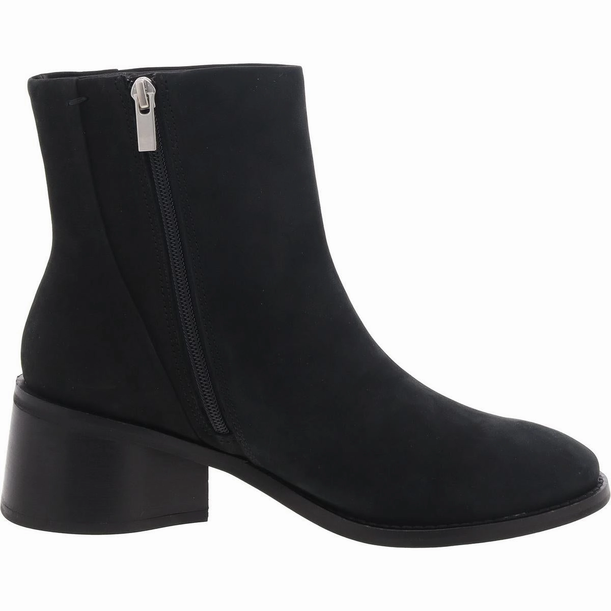 CADDIER Womens Leather Zipper Ankle Boots