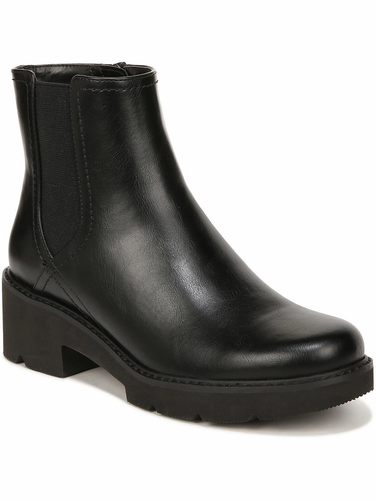 Cade Womens Faux Leather Casual Mid-Calf Boots