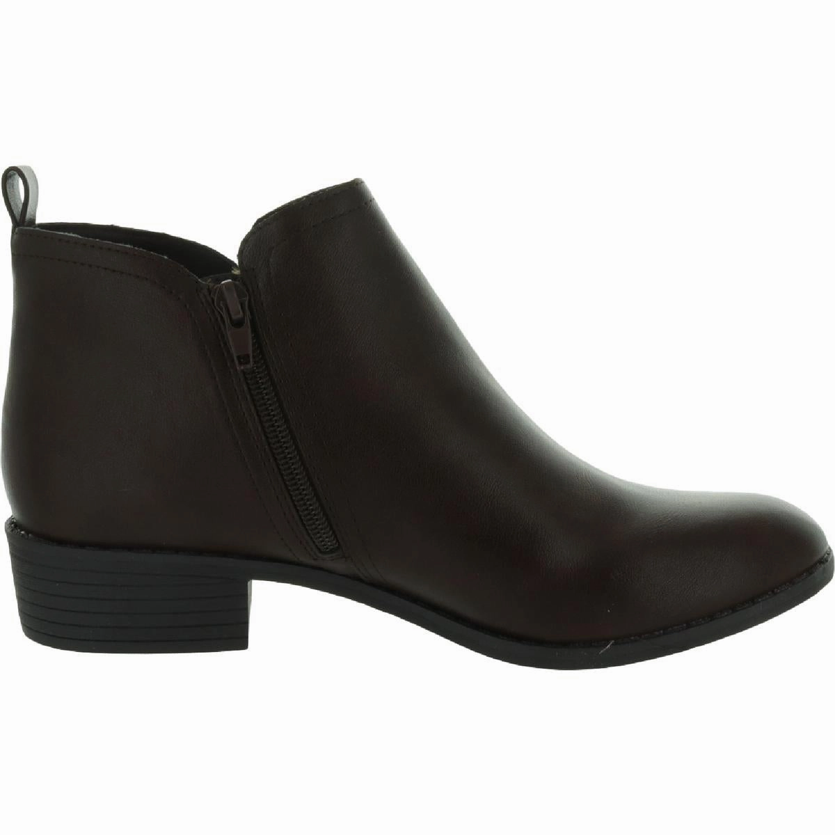 Cadee Womens Zipper Ankle Booties