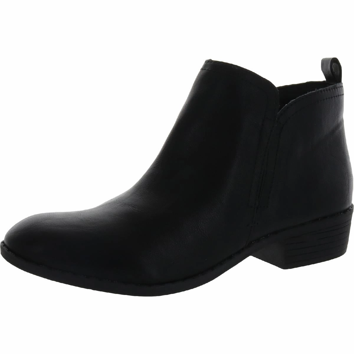 Cadee Womens Zipper Ankle Booties