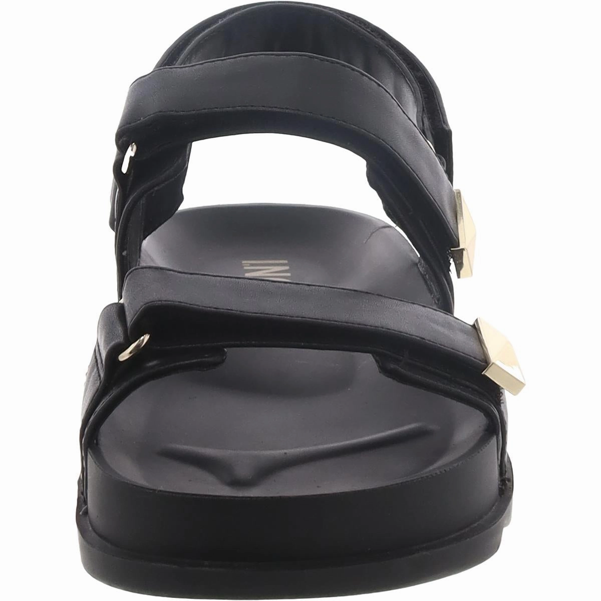 Caldeon3 Womens Faux Leather Embellished Slingback Sandals