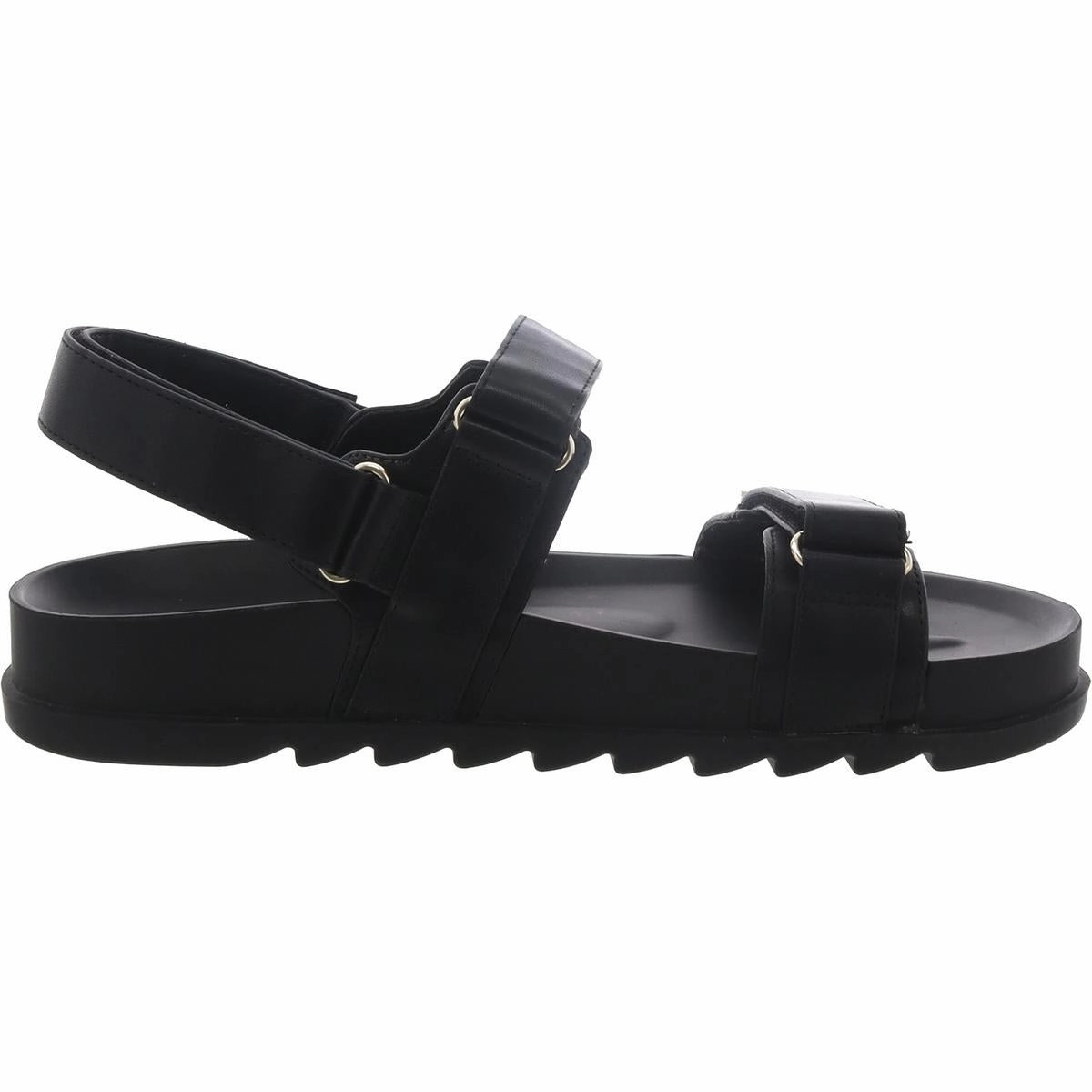 Caldeon3 Womens Faux Leather Embellished Slingback Sandals