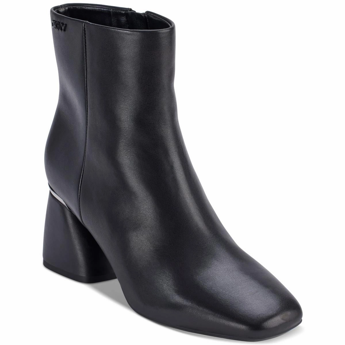 CALEENA Womens Logo Man Made Ankle Boots