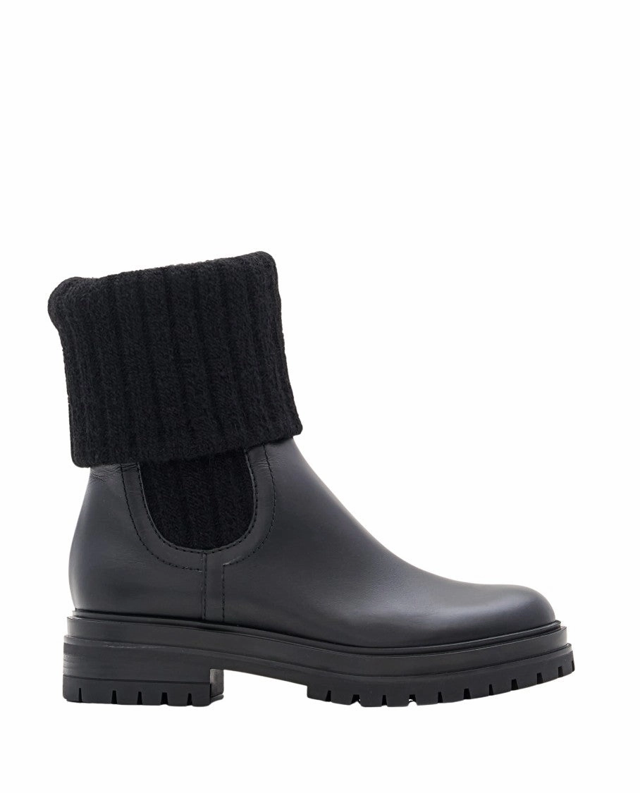 Calf And Knit Ankle Boots Top-rated Womens Boots outlet