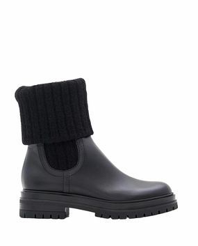 Calf And Knit Ankle Boots Top-rated Womens Boots outlet