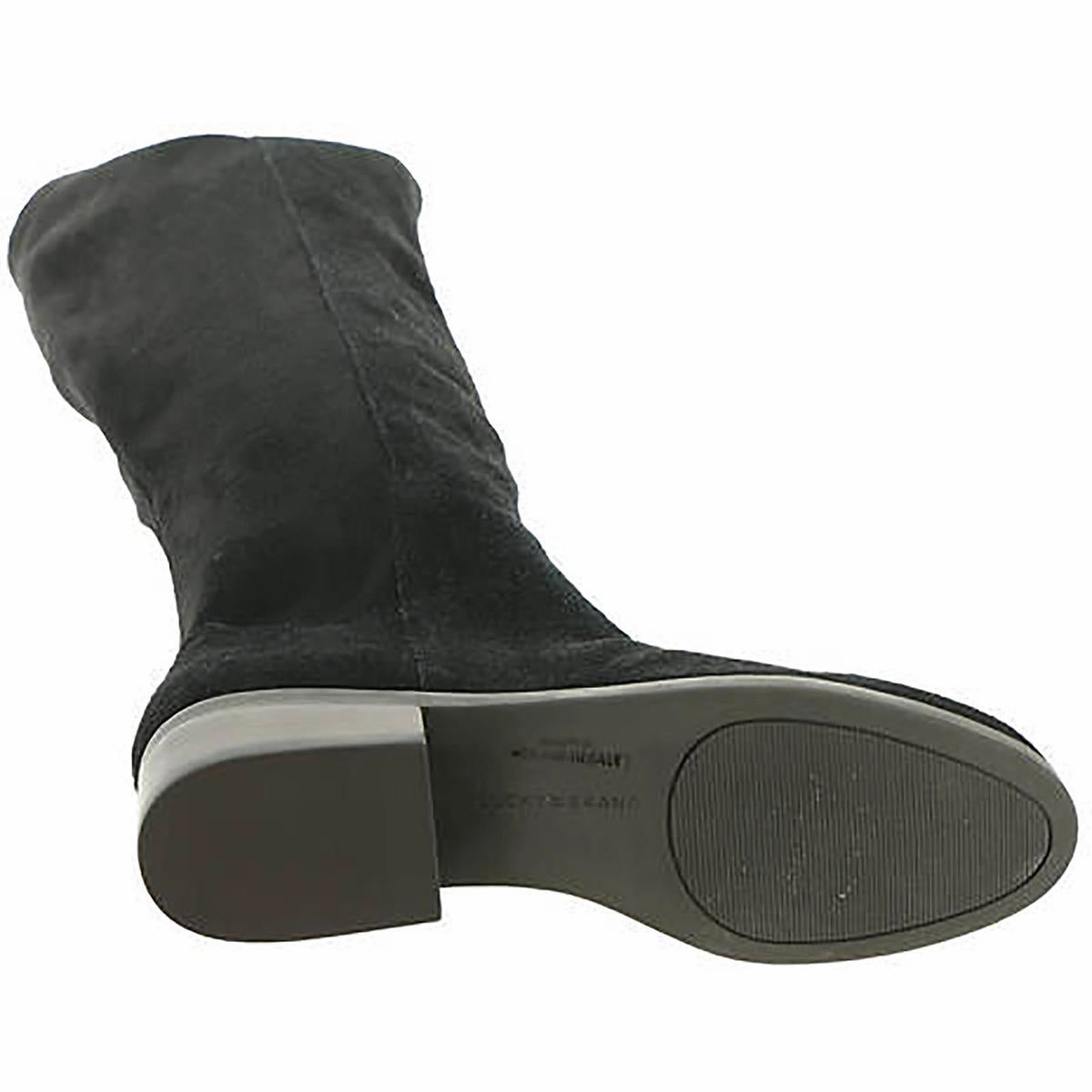 Calypso Womens Solid Suede Over-The-Knee Boots