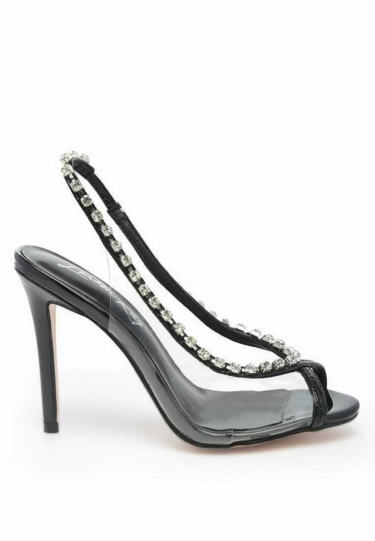 camarine clear stiletto sling-back sandals Fashion Womens Sandals online shop