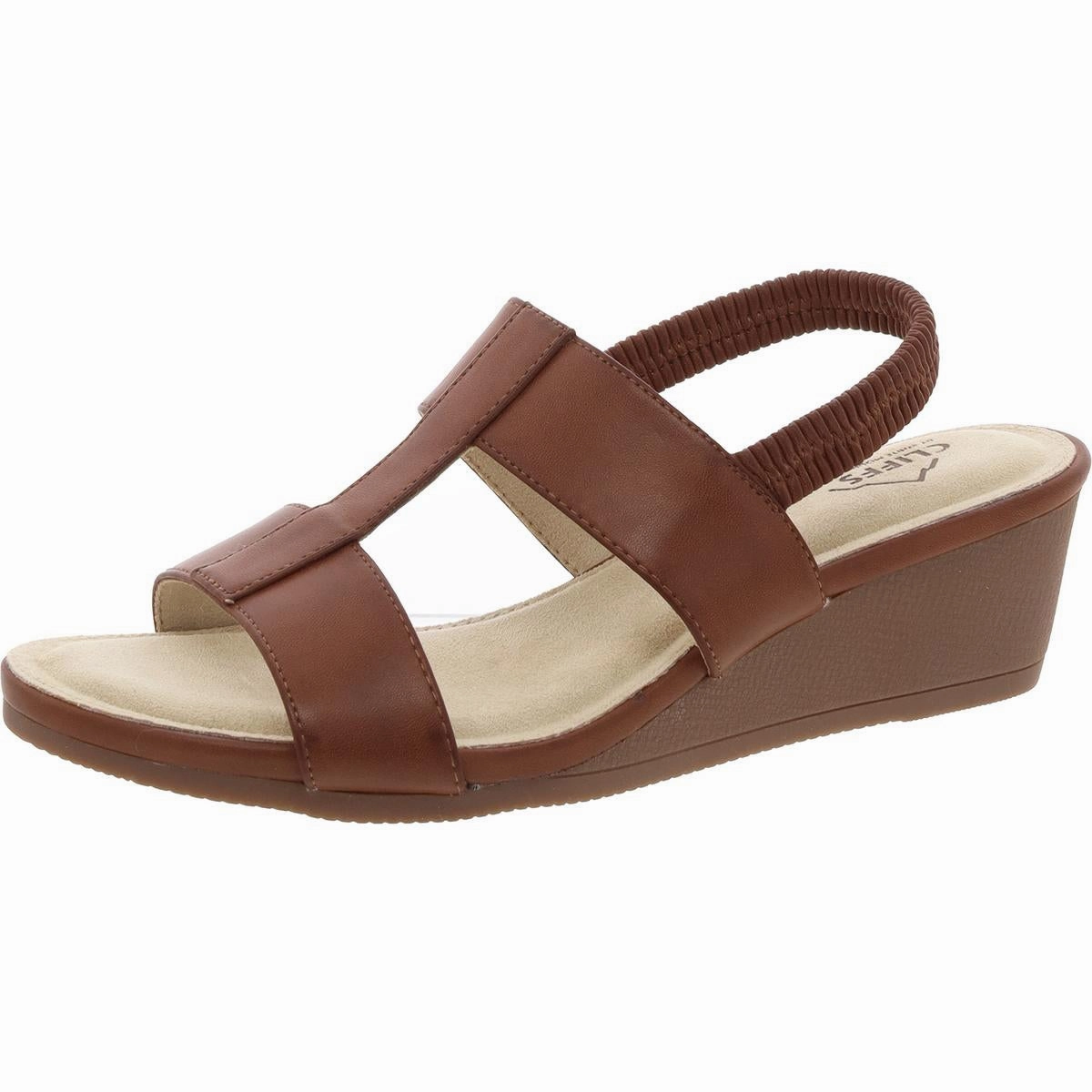 Candea Womens Slip On Wedges Slingback Sandals