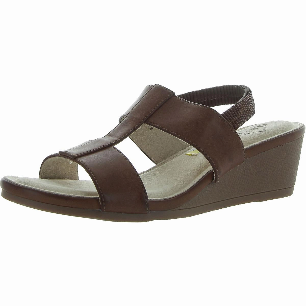 Candea Womens Slip On Wedges Slingback Sandals