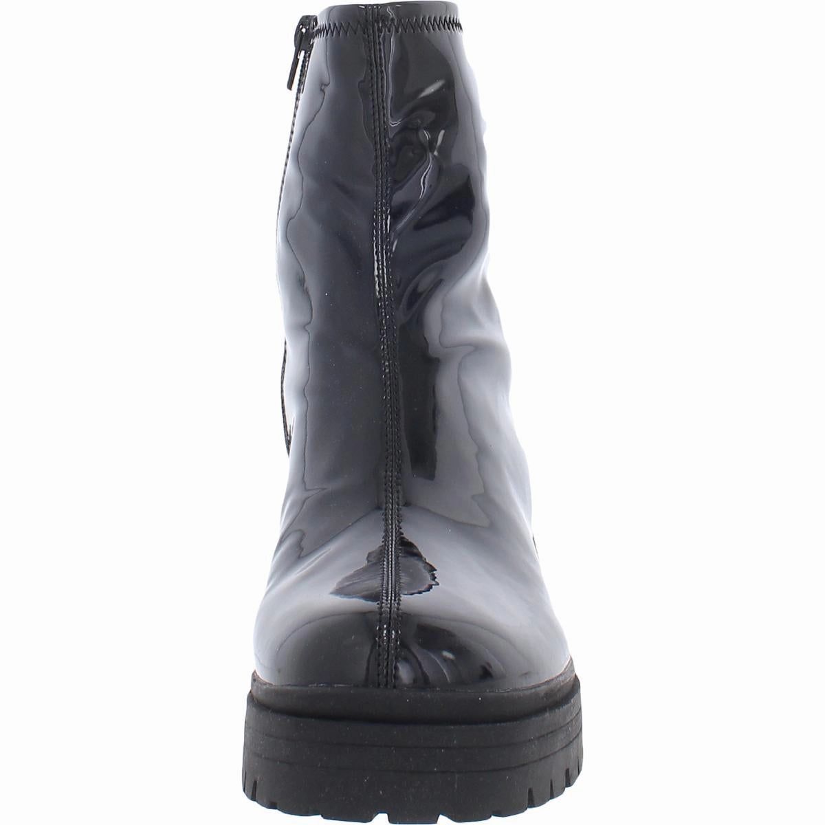 Cantor Womens Padded Insole Man Made Ankle Boots