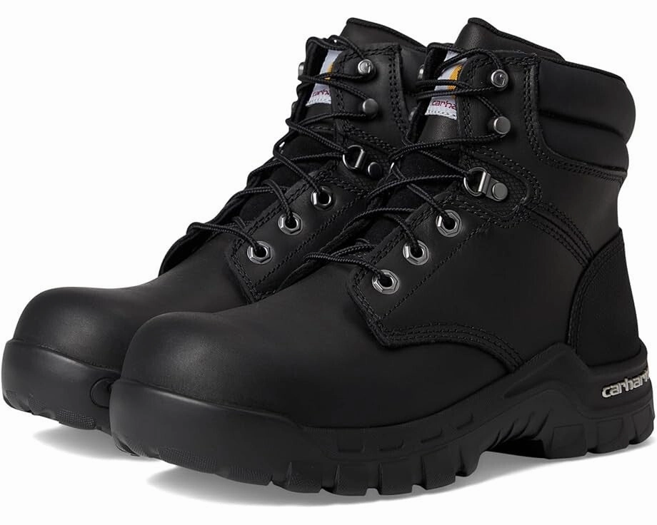 Carhartt Rugged Flex FF5361 Women's 8 Black Leather Comp Toe Work Boots ZPO3734 Mens Sneakers & Athletic Shoes outlet