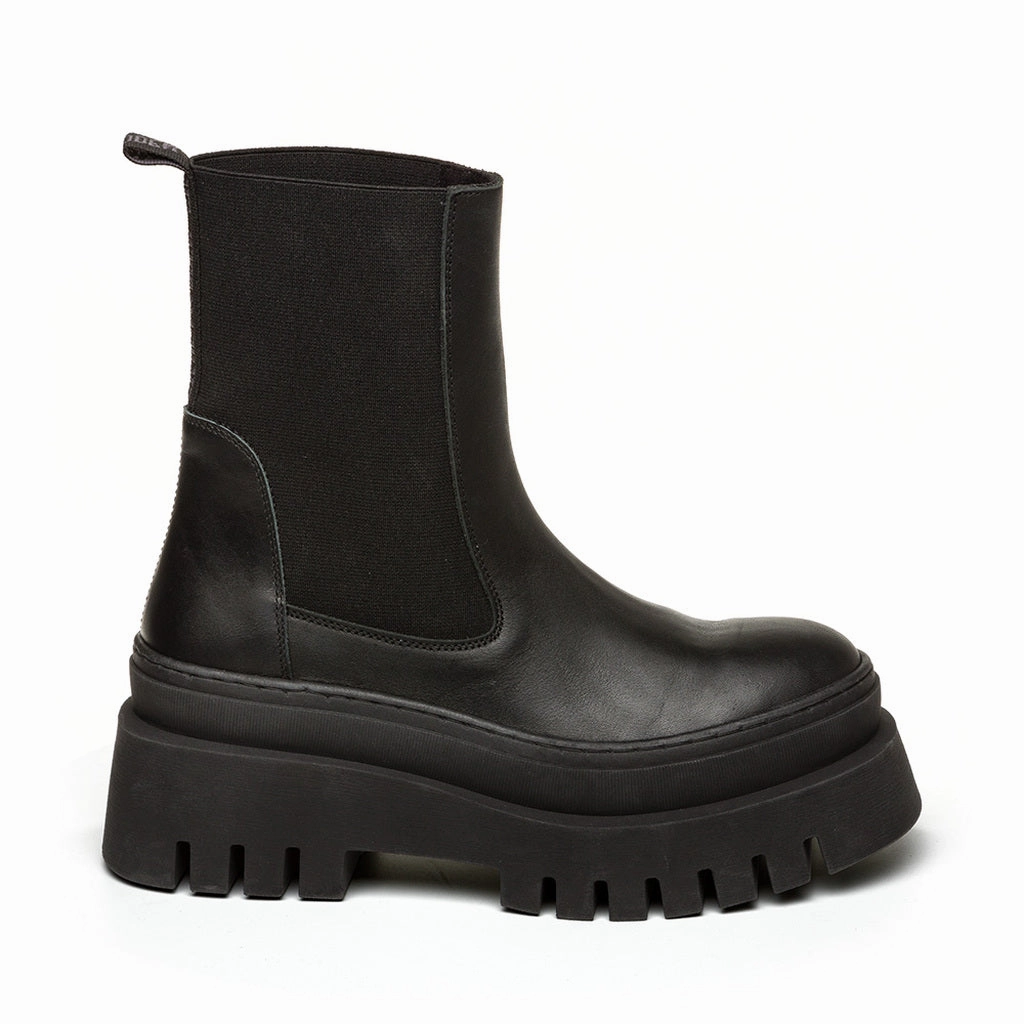 Cassandra Boot BLACK LEATHER Mommy & Me Shoes matching style deal