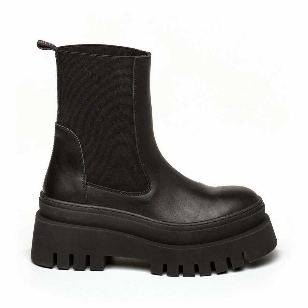 Cassandra Boot BLACK LEATHER Womens Boots & Booties promotion