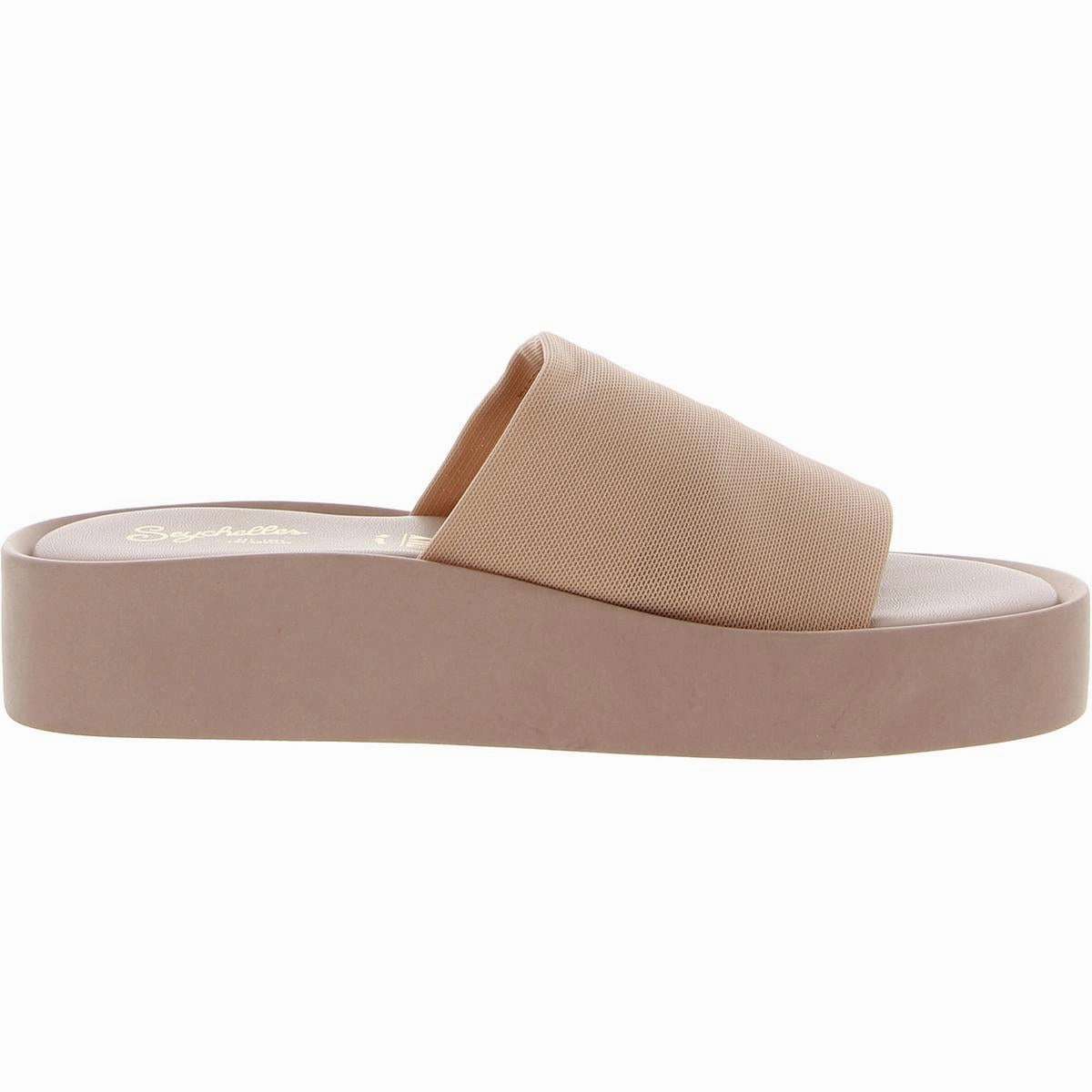 Catamaran  Womens Open Toe Slip On Platform Sandals