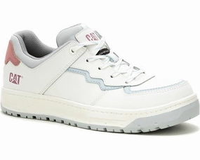 Caterpillar Streamline Court P91526-100 Women's US 8.5 White Work Shoes KHD615 Mens Athletic Shoes clearance sale