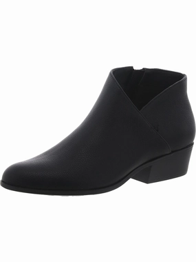 cayu Womens Faux Leather Asymmetric Ankle Boots Affordable Womens Boots online