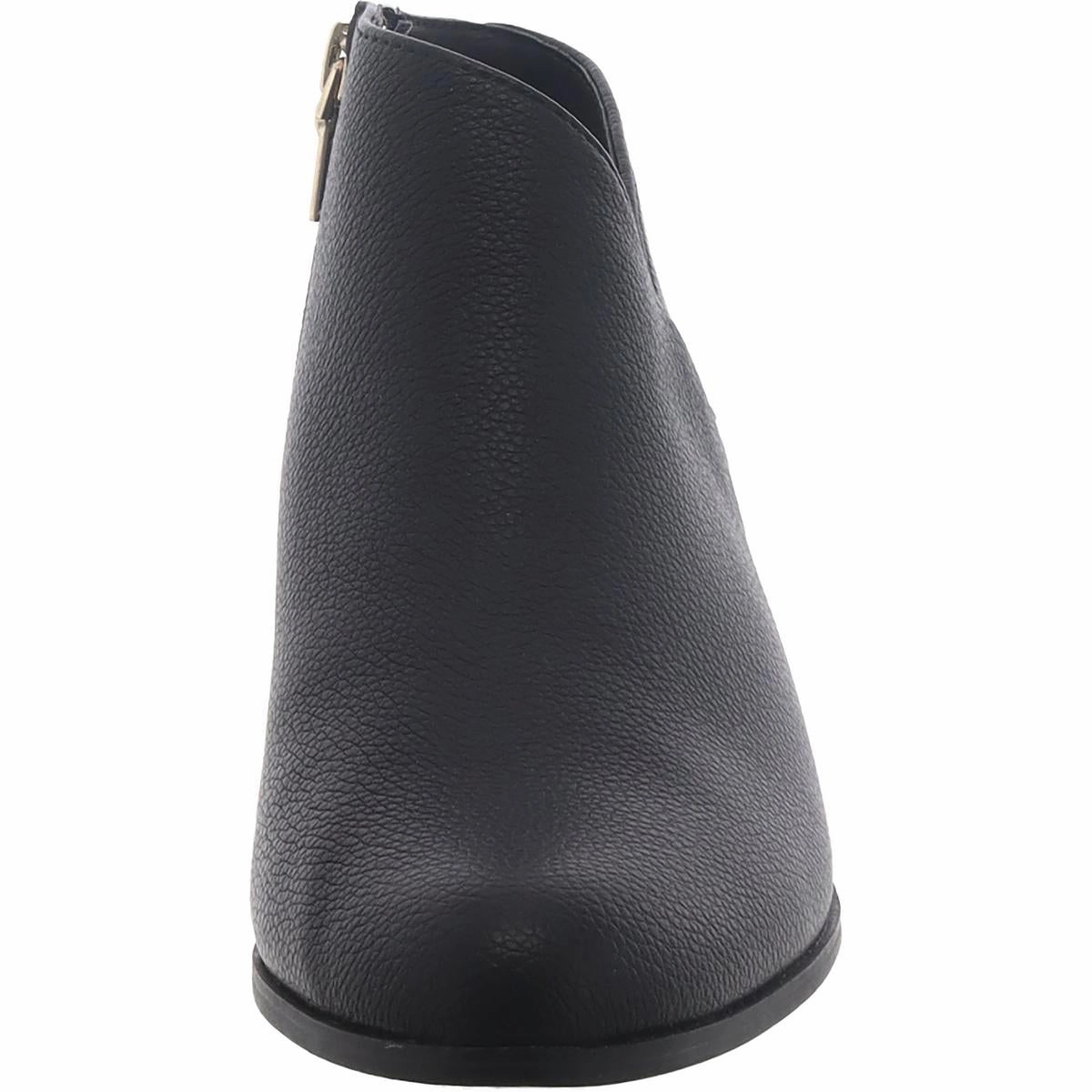 cayu Womens Faux Leather Asymmetric Ankle Boots