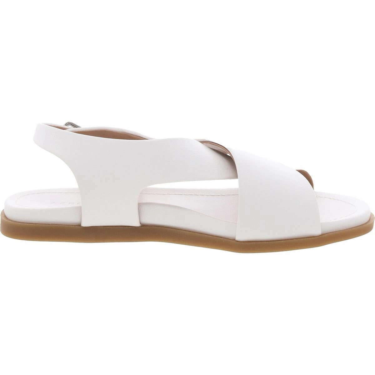 Cele Womens Faux Leather Slingback Sandals