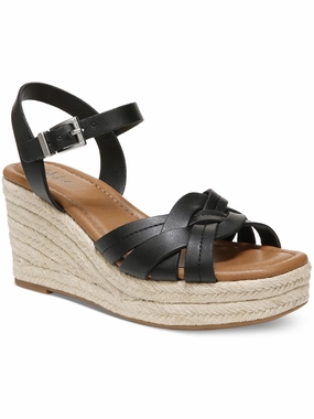 Cerres Womens Faux Leather Platform Slingback Sandals Lightweight Womens Sandals discount
