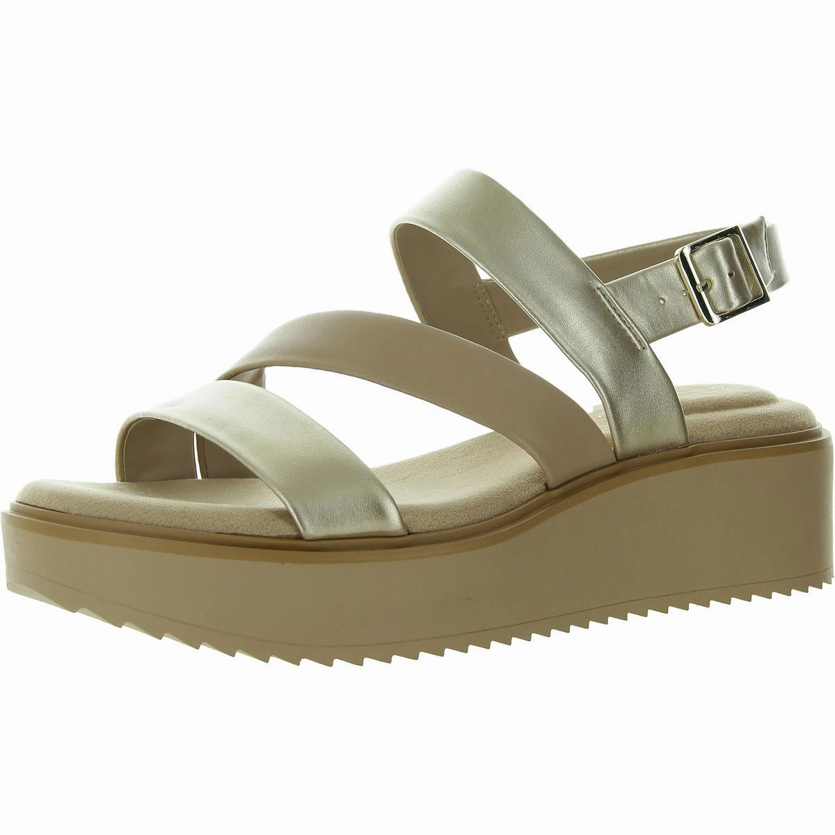 Cessey Womens Slip On Wedge Platform Sandals