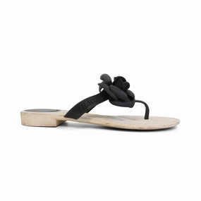 Chanel 'Camellia' Flip Flops - Women's 38 Womens Sandals cheap sale